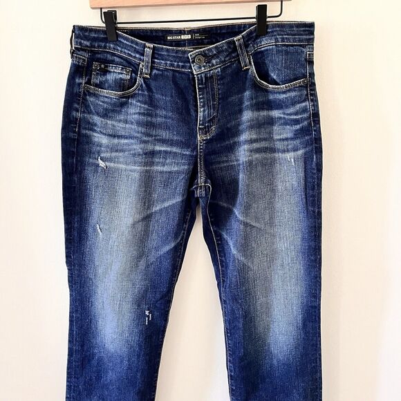 BIG STAR Jeans Women’s Kate Straight Leg Mid Rise Fit Denim - 31R - Picture 3 of 14